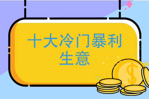 2024年十大冷门暴利生意 2024年做什么生意好