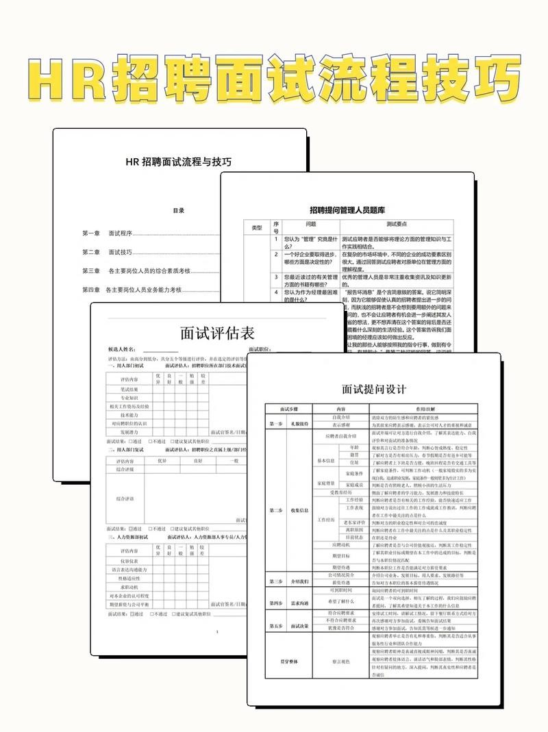 hr面试流程及技巧总结报告