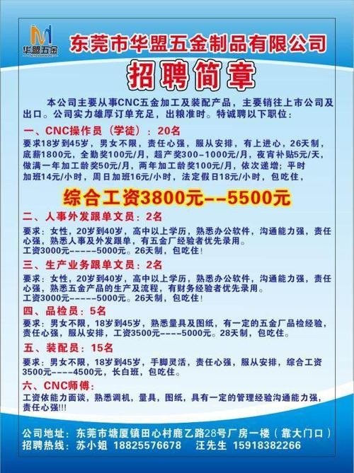 东莞招聘信息 本地招聘 东莞招聘信息最新招聘2020