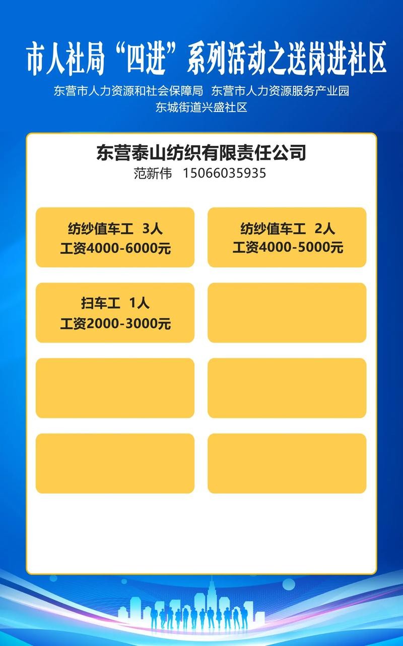 东营本地工作招聘 东营本地工作招聘信息