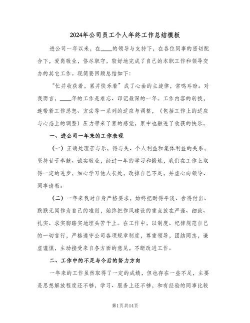 个人年终工作总结 个人年终工作总结报告