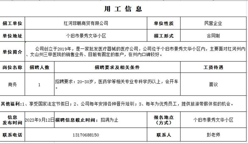 个旧市本地招聘网站有哪些 个旧找工作 招聘附近