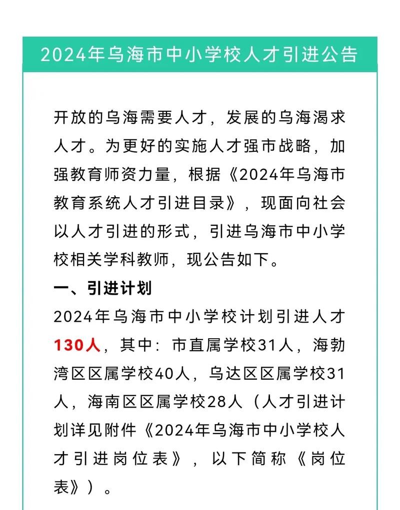 乌海本地教师招聘 乌海本地教师招聘网