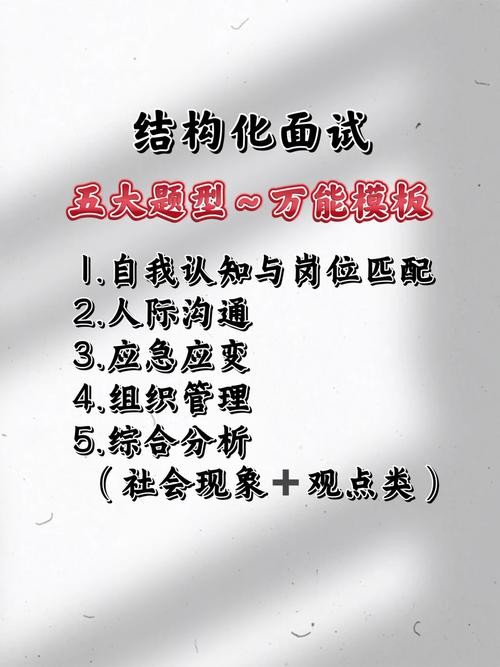 事业单位结构化面试 事业单位结构化面试6大题型万能套话