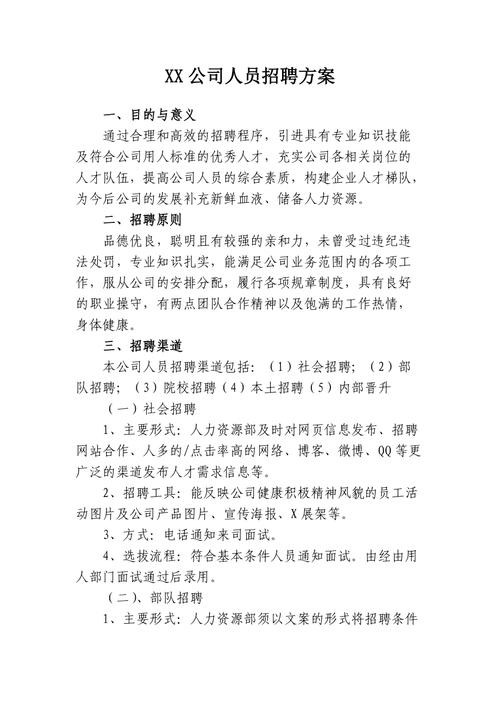 企业员工招聘的概念 员工招聘概念内容方法