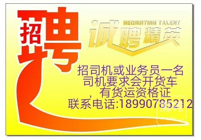 伊川本地司机招聘 伊川司机群