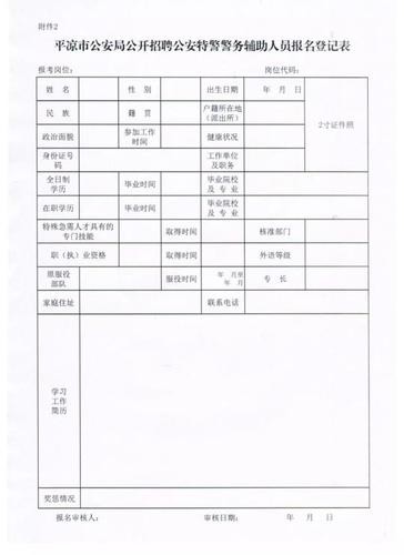 公开招聘警察只限本地吗 警察公招需要什么条件