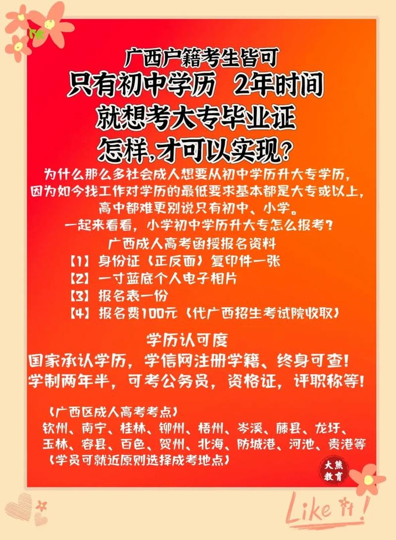 只有初中学历怎么考大专 只有初中学历怎么考大专不算断档