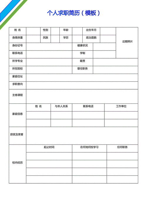 如何高效求职简历模板 求职简历如何做