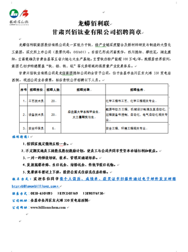 庆阳本地企业招聘 庆阳企业招聘信息