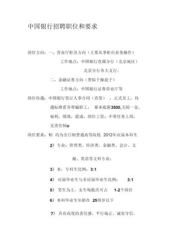 招聘人员的基本要求是什么 招聘人员的工作要求