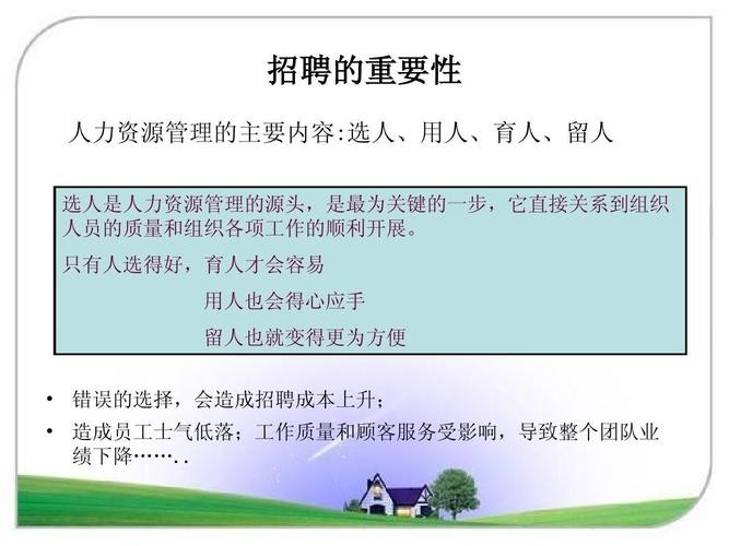 招聘相关知识培训内容包括 招聘人员培训内容