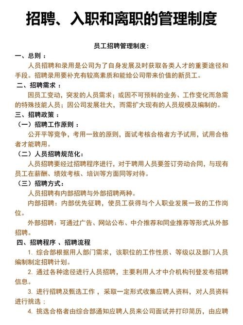 招聘管理制度包括哪些内容 招聘管理工作制度