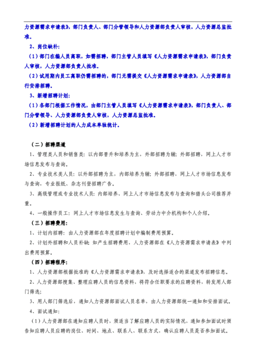 招聘管理办法实施细则 招聘管理制度范本