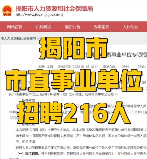 揭阳本地有哪些高校招聘 揭阳市有什么工作招聘