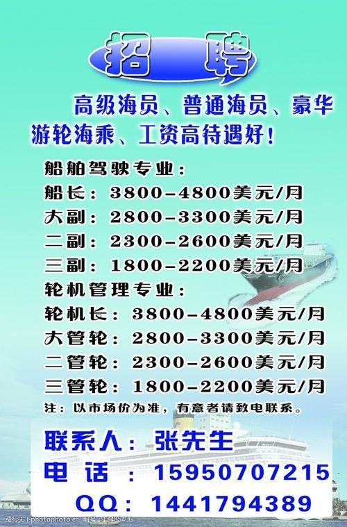 攀枝花本地船员招聘信息 攀枝花船员最新招聘信息