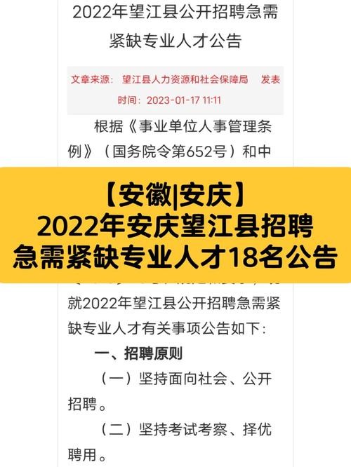 望江本地招聘 望江本地招聘网