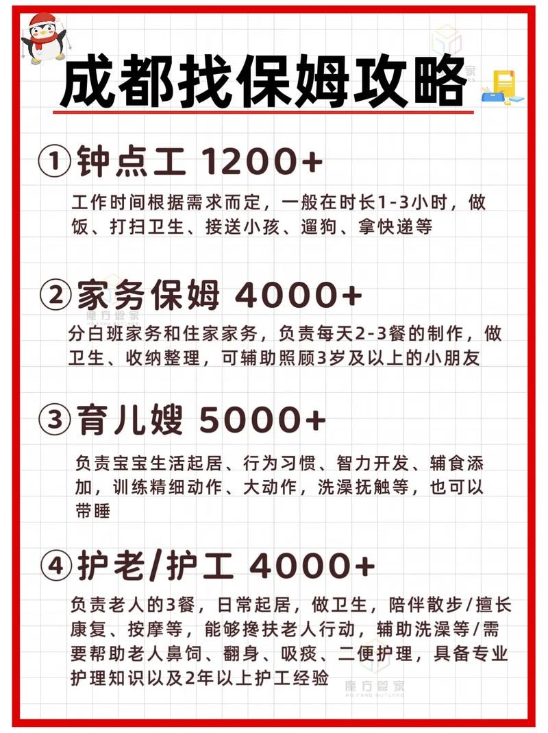 本地招聘保姆价格 招聘保姆招聘启事