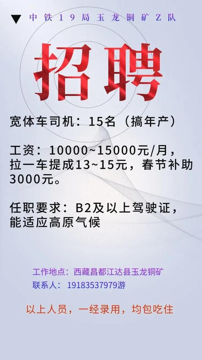 本地招聘司机 本地招司机的