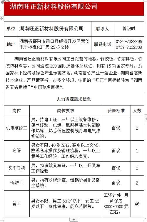 洞口本地招聘信息 洞口本地招聘信息网