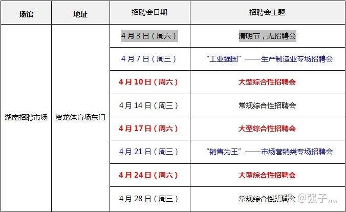 湖南本地招聘会时间表 湖南招聘会最新招聘信息