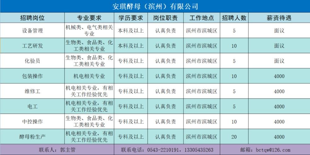 滨州本地招聘 滨州本地招聘信息网