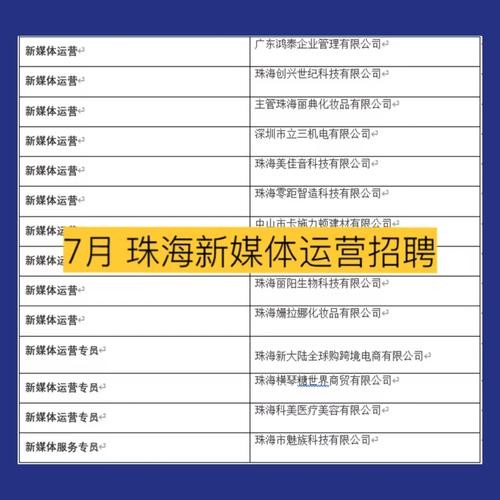 珠海本地招聘哪个正规 珠海招聘公司