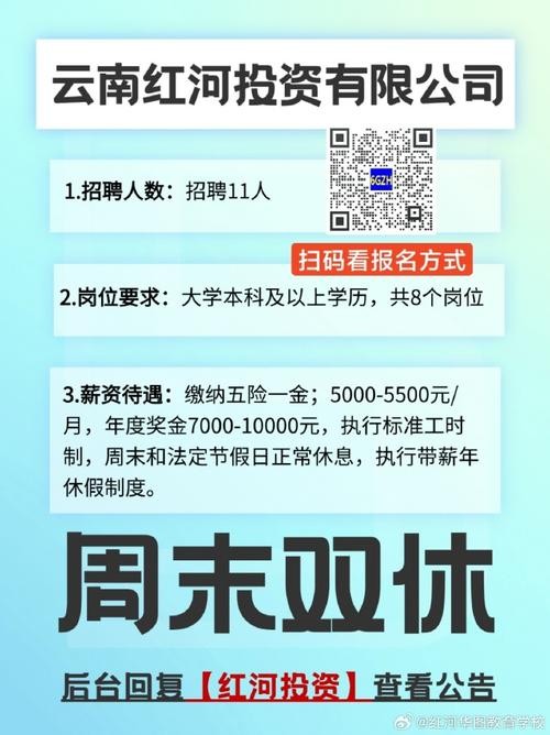 红河本地招聘 红河招聘网工作地在红河州