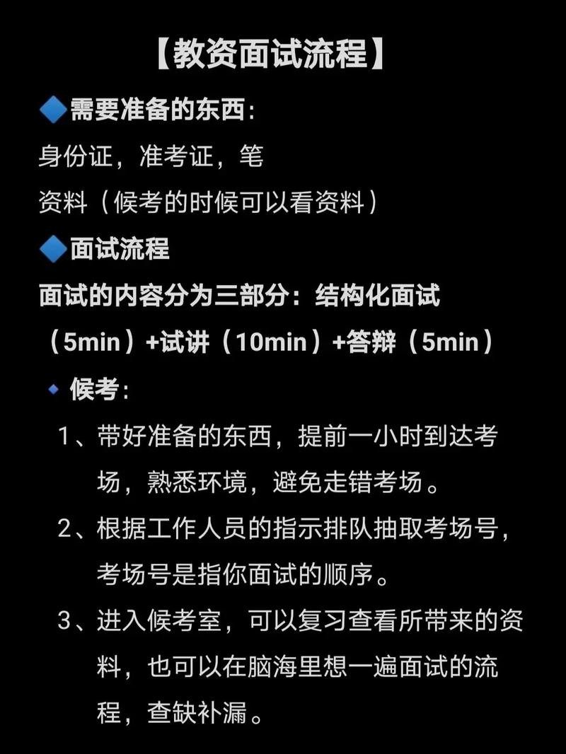 详细的面试流程 详细的面试流程有哪些