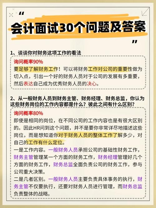 财务方面的面试问题 财务方面的面试问题怎么回答