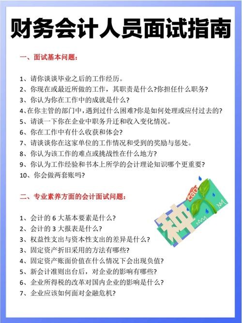 财务部面试官常问的问题 财务岗位的面试问题