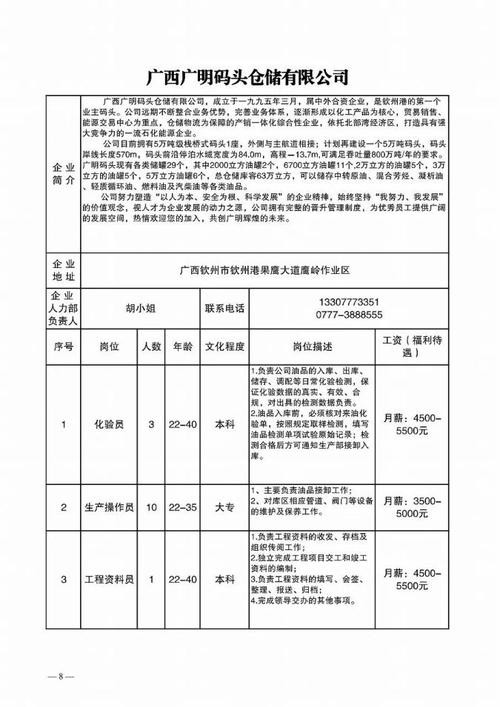 钦州本地招聘 钦州本地招聘信息