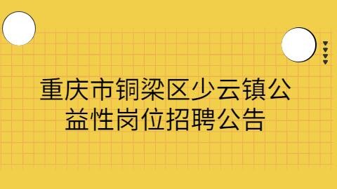 铜梁有哪些本地招聘网 铜梁找工作 招聘求职