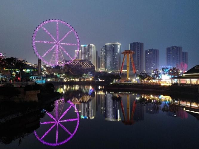 欢乐谷夜场发圈怎么说 欢乐谷夜景文案